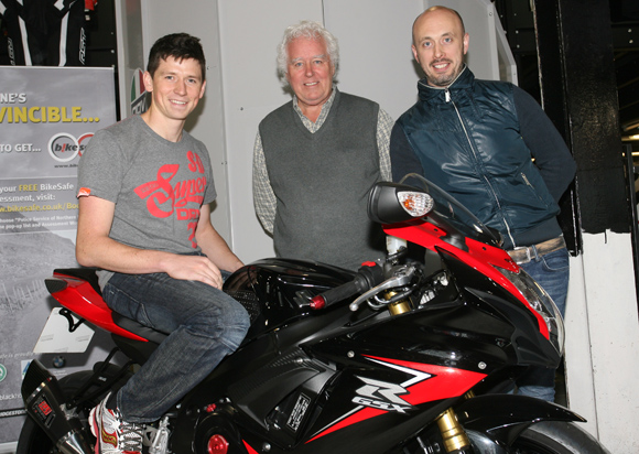 New signing Dan Kneen with team owners James & Patrick Murray
